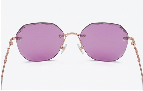 Amethyst Purple | Rimless Photochromic Glasses