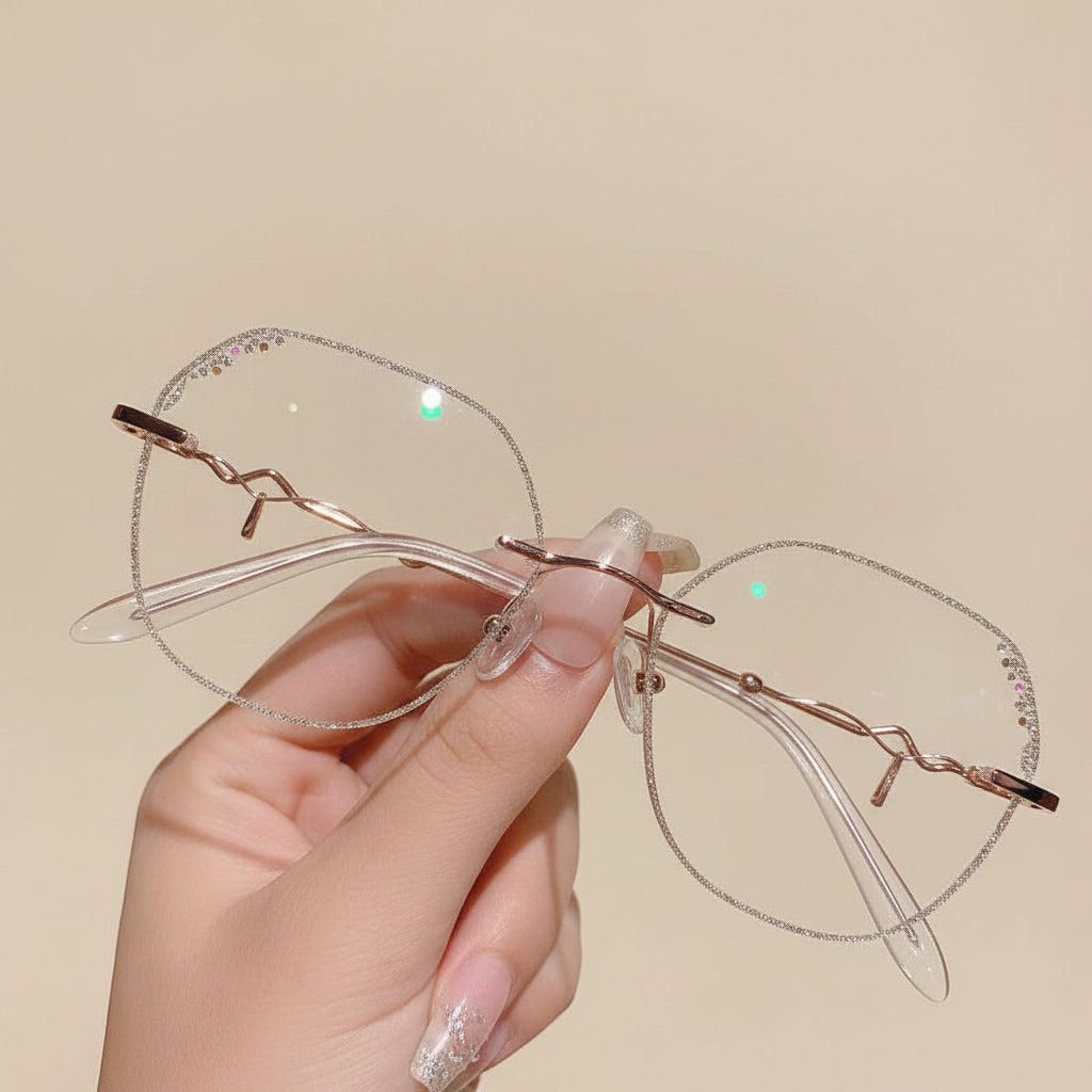 Deep Espresso | Rimless Photochromic Glasses